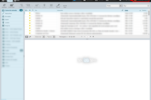 Criar um filtro para e-mails