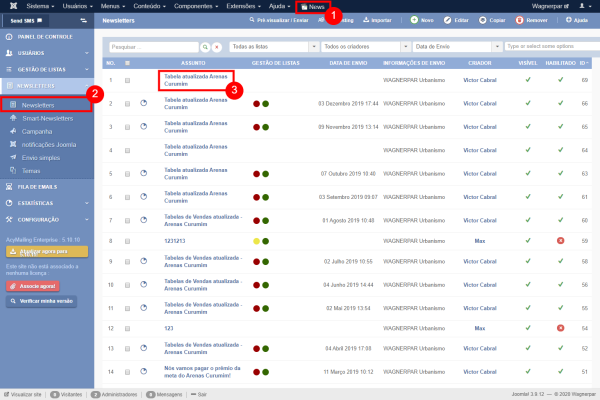 Incluir uma imagem no corpo de uma News