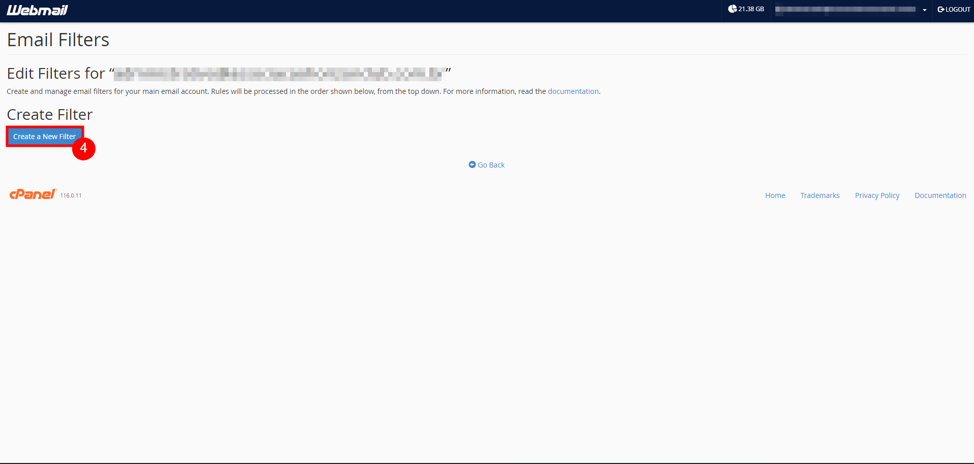 Criar Filtro de Spam no Endere&ccedil;o de E-mail