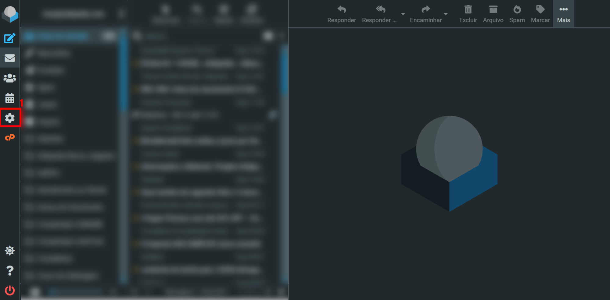Como alterar o layout do Webmail para o tema padr&atilde;o (Larry)